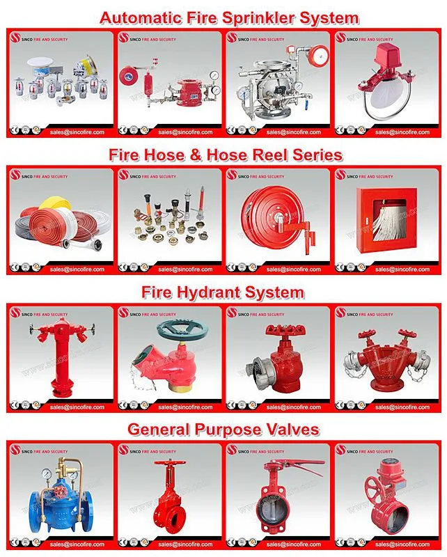 Ss100/Ss150 Pn16 Outdoor Aboveground Fire Hydrant