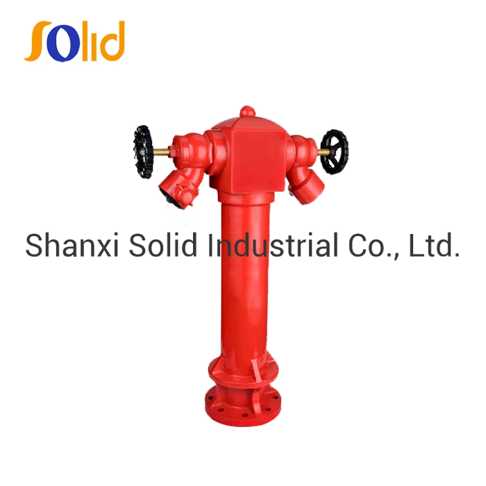 Ductile Iron Pillar Type Red Fire Hydrant DN100