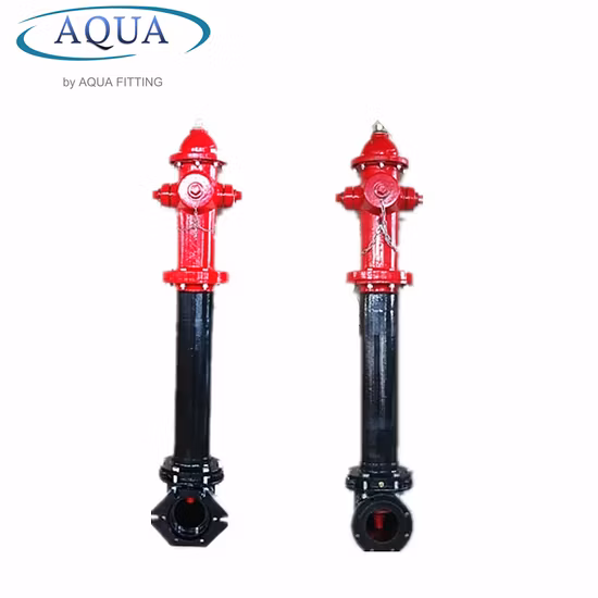 DN100 Наземный пожарный гидрант наружного типа из ковкого чугуна